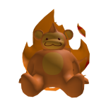 munkee with flames