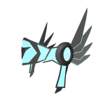 Sky Neon Winged Helmet