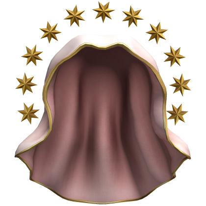 Pink Blessed Mary Mother of Jesus Crown & Veil Roblox item