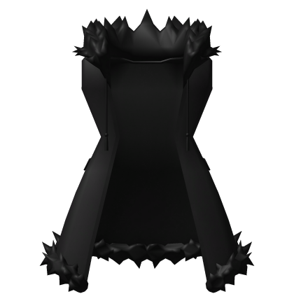Black Subspace Fur Coat Girl R6 Roblox catalog item