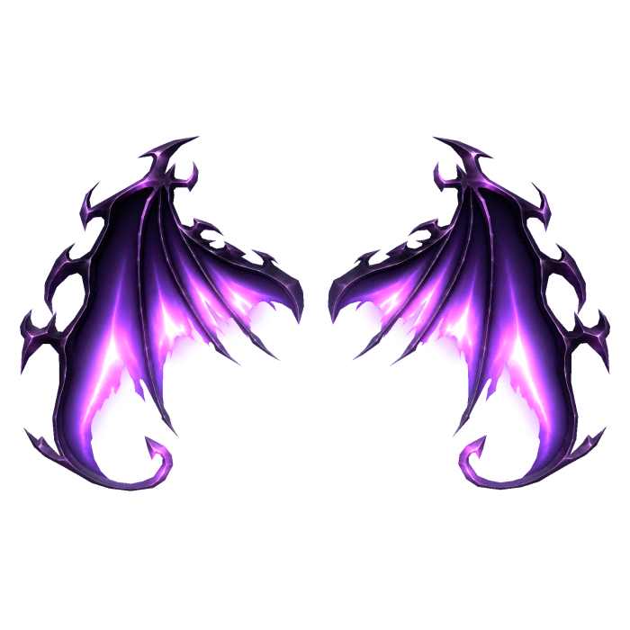Glowing Demon Wings
