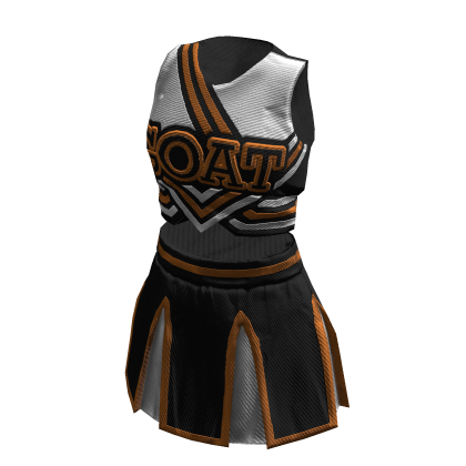 Cheerleader Uniform | Black White Orange thumbnail