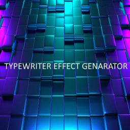 Typewriter Effect Genarator