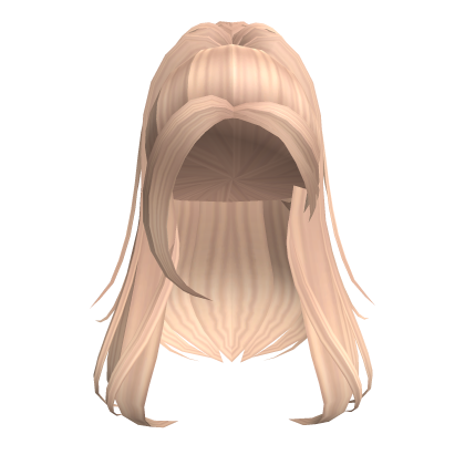 Y2K Aesthetic Long Ponytail (Blonde)