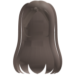 🪽- FREE dust brown straight hair (+ Pigtails)