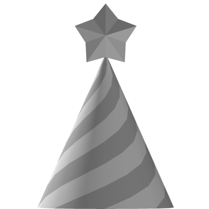 🤍 White Party Hat