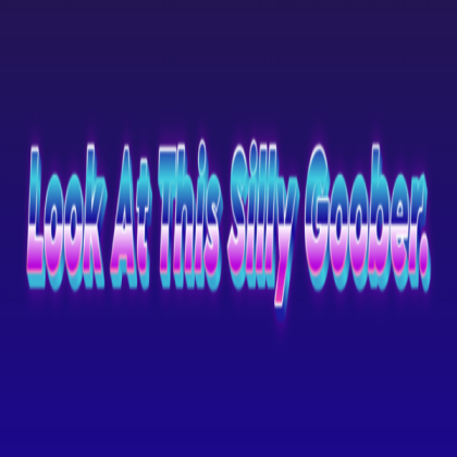 Look at this silly goober Roblox decal