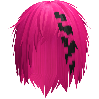hot pink emo moe hair 22.  Roblox item