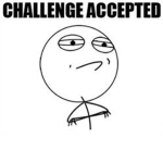 CHALLENGE ACCEPTED!