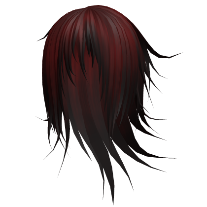 Vampire Red Emo Vkei Windy Long Model Hair 74. 