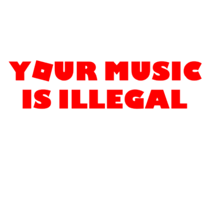Your music is illegal Roblox decal