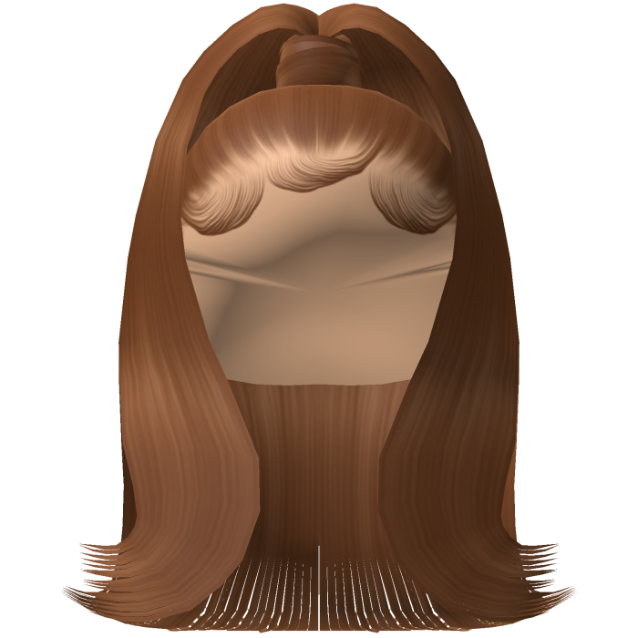 Sleek Flipped Out Ponytail w/ Edges (Ginger)