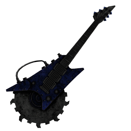 Electric Saw Steampunk Guitar (Sapphire)