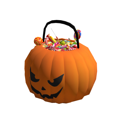 Holdable Pumpkin Bucket [With Candies] thumbnail