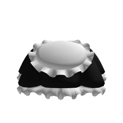 Black White Maid Apron Skirt thumbnail