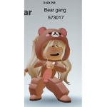 You already know it’s a bear. Gang