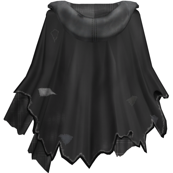 Distressed Torn Cape