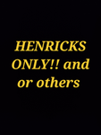 Henrick's only