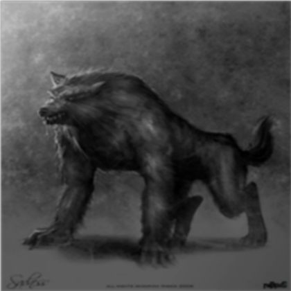 SCARY WOLF Roblox decal