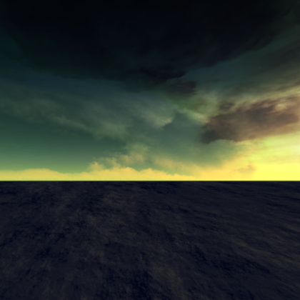Green and Yellow Sky HD