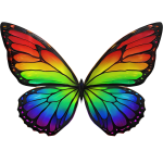 (CODE= TT33)🌈Mega Rainbow Butterfly Wings🦋