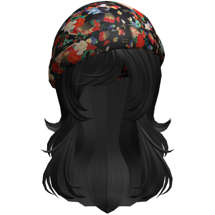 Messy Girl Hair with Beanie (Japanese) Roblox item