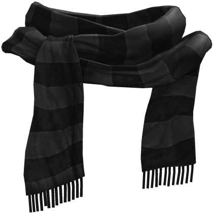 Dark Striped Cosy Fashion Scarf