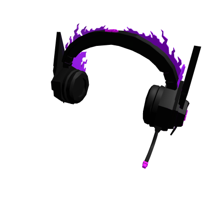 Purple Aura Headphones Roblox item