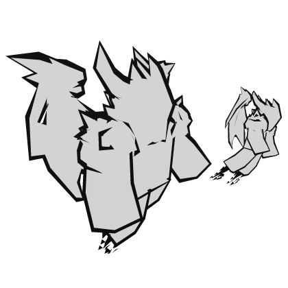 White Cartoony Servants thumbnail