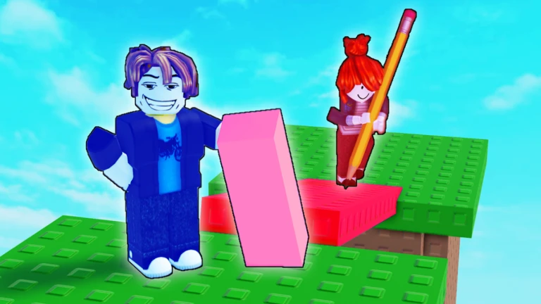 ✏️ Draw Together! [2 Player Obby]