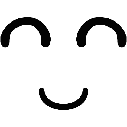 Happy Emoticon Face (^u^) Roblox item