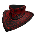 Crimson Red Vampire's Embrace Hat