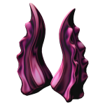 Hot Pink Mercury Horns