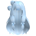 Light Blue Cute Harajuku Hair