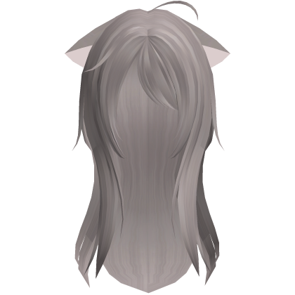 messy ash brown kitty hair