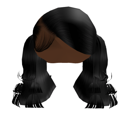 Swoop Pigtails w Curly Ends