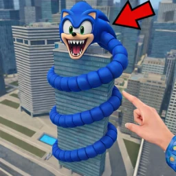 🦔 Scary Sonic Tower Go Up 🔵 icon
