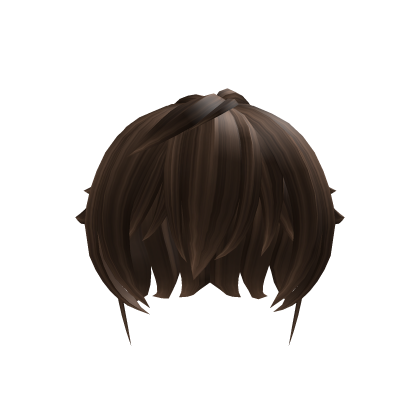 Chocolate Mocha Messy Layered Hair Roblox item