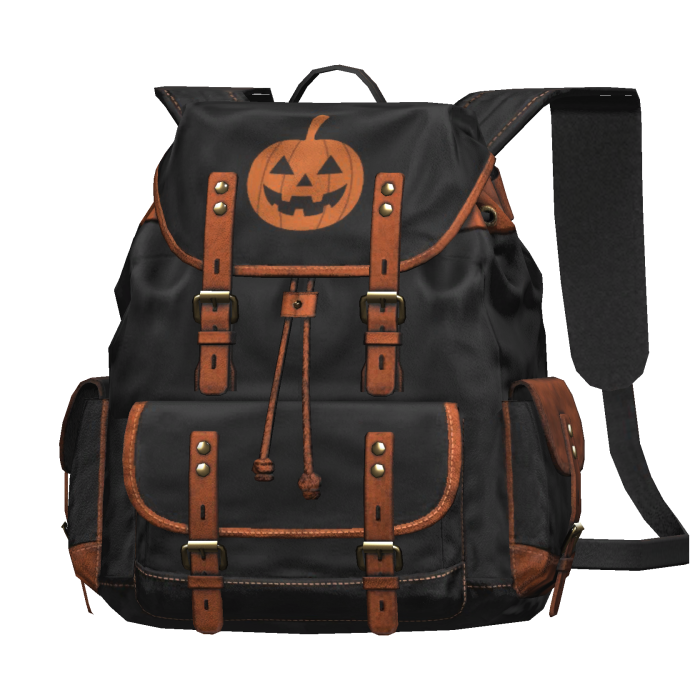 Pumpkin Halloween Vintage Backpack