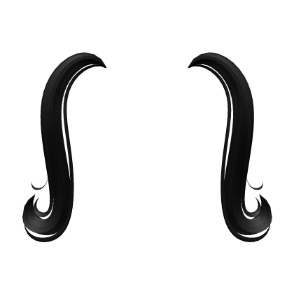 -',ৎ Kawaii Pigtail Extensions in Black