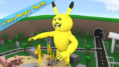 Un Pikachu Muy Hambriento Juega En Roblox NoFilter