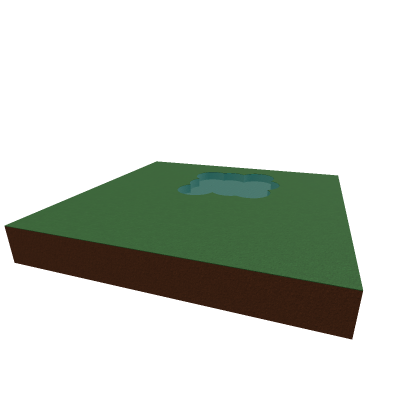 landscape with a puddle of water