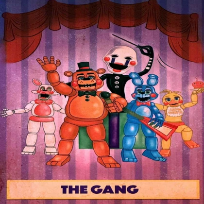 Fnaf 2 movie "The Gang" Poster