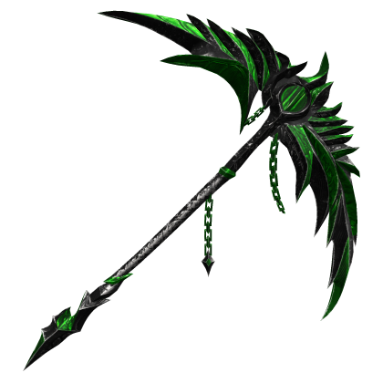 Green Slayer Scythe Roblox item