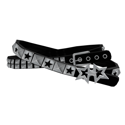 black gothic emo star punk belt Roblox item