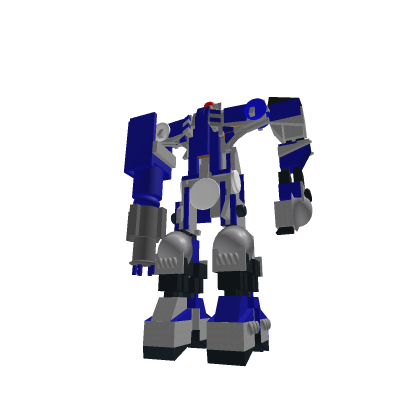the blue evil robot