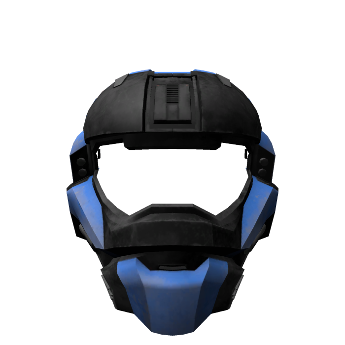 Augmented Soldier's Commando Blue Helmet