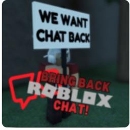 chat protests/only for real roblox players