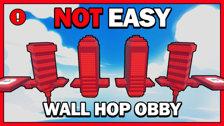 NOT EASY Wall Hop Obby screenshot 1
