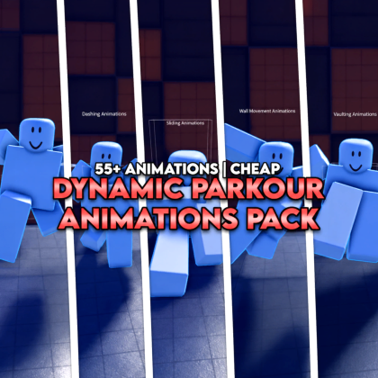 Dynamic Parkour Animations Pack